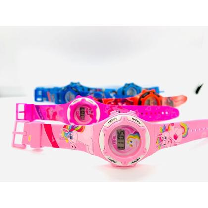 Imagem de Relógio Digital Infantil Pisca Luzes e Toca Música Para Crianças