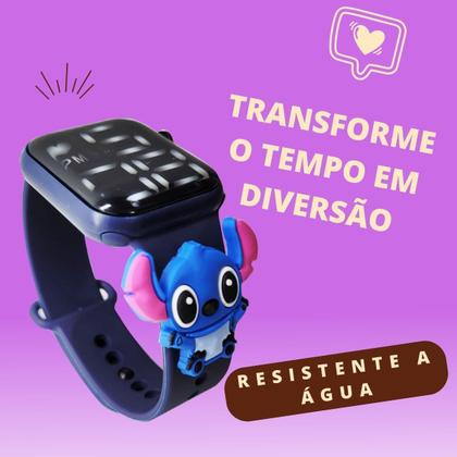 Imagem de Relógio Digital Infantil Resistente à água com Personagens e Super Herois