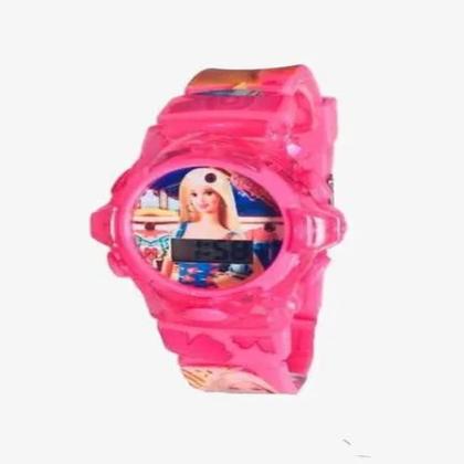 Imagem de Relógio Digital Infantil Toca e Pisca Luz led Watch Barbie