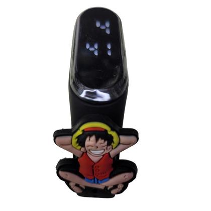 Imagem de Relógio Digital Infantil Touch Aprenda Brinque Luffy - Preto - SMACTUDO