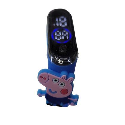 Imagem de Relógio Digital Infantil Touch Resistente à Água - Peppa Pig - Azul