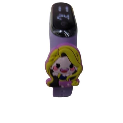Imagem de Relógio Digital Infantil Touch Resistente à Água - PRINCESA RAPUNZEL - Lilás - SMACTUDO