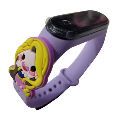 Imagem de Relógio Digital Infantil Touch Resistente à Água - PRINCESA RAPUNZEL - Lilás - SMACTUDO