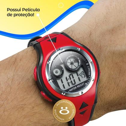 Imagem de Relógio Digital Infantojuvenil Pulseira Silicone Ajustável - Orizom Kids