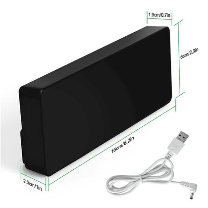 Imagem de Relógio Digital LED Alarme Eletrônico, Data e Termômetro Números super brilhantes  ZB4004