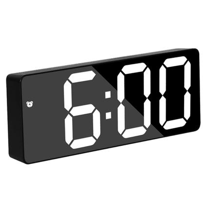 Imagem de Relógio Digital LED Alarme Eletrônico, Data e Termômetro  ZB4004