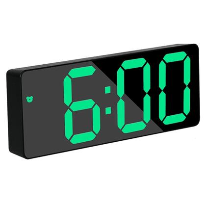 Imagem de Relógio Digital LED Alarme Eletrônico, Data e Termômetro  ZB4004