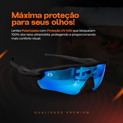 Imagem de Relogio Digital Masculino Prova Dagua + Oculos UV Proteção presente qualidade premium azul pulseira ajustavel data radar