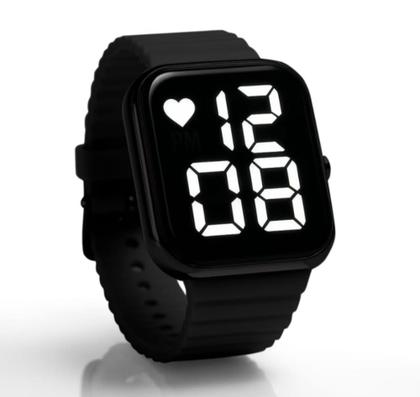 Imagem de Relogio digital smar a prova d agua e pulseira infantil masculino Stich kit 2 em 1 menino.