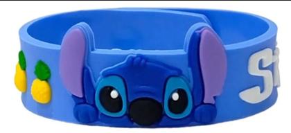 Imagem de Relogio digital smar a prova d agua e pulseira infantil masculino Stich kit 2 em 1 menino.