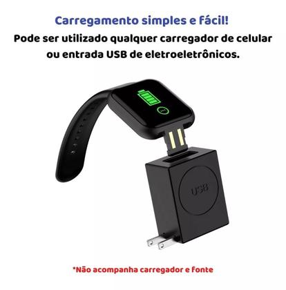 Imagem de Relógio digital Smartwatch D20 Android IOS Inteligente 2023