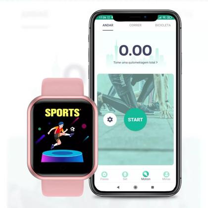 Imagem de Relógio digital Smartwatch D20 Android IOS Inteligente 2023