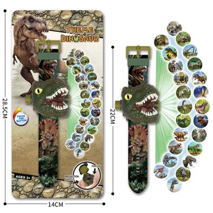 Imagem de Relógio Dinossauro Luzes Projetor Infantil Tiranossauro Rex