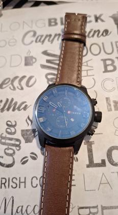 Imagem de Relógio Esportes Curren 8225 Pulseira de Couro Original