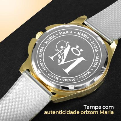 Imagem de relogio feminino banhado aço inox + colar strass social casual presente inoxidável qualidade premium moda pulseira
