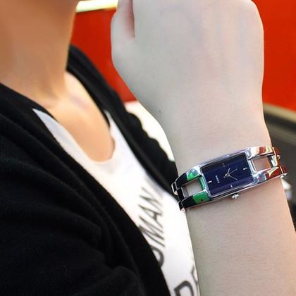 Imagem de Relógio Feminino Bracelete Geekthink Aço Inoxidável Quartzo