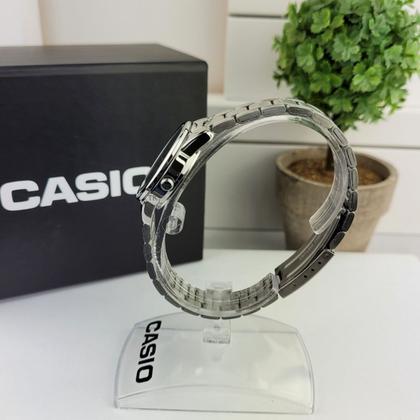 Imagem de Relógio Feminino Casio Classico Analógico Pulseira Aço Inóx Resistemte Água Redondo Casual Prata LTP-V005D-1BUDF