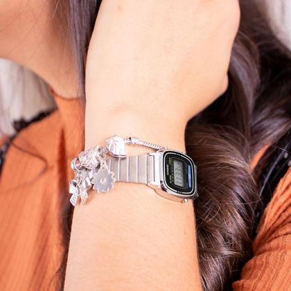 Imagem de Relógio Feminino Casio Vintage Prata Mini LA670WA-1DF