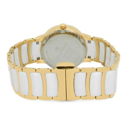 Imagem de Relogio Feminino Champion Analogico Ceramica Dourado Resistente a