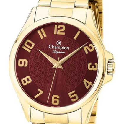 Imagem de Relógio Feminino Champion Analogico CN26377V - Dourado