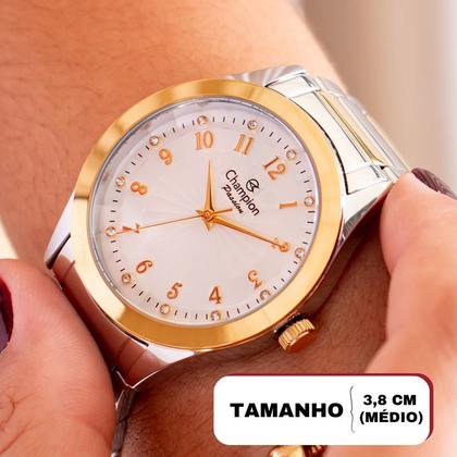 Imagem de Relógio Feminino Champion Bicolor Analógico CN29409S Pulseira Berloques