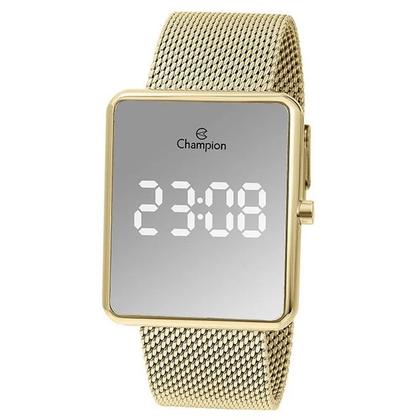 Imagem de Relógio Feminino Champion Digital Espelhado Dourado CH40080B