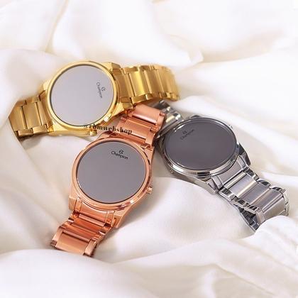 Imagem de Relógio Feminino Champion Digital Espelhado Dourado CH40124B