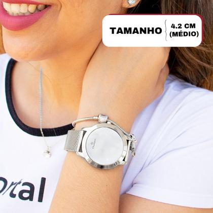 Imagem de Relógio Feminino Champion Digital Prata Espelhado CH40106S