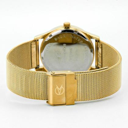 Imagem de Relógio Feminino Champion Dourado Aço Inoxidável Mostrador Branco Colar e Brinco Original Resistente à Água CN29098W