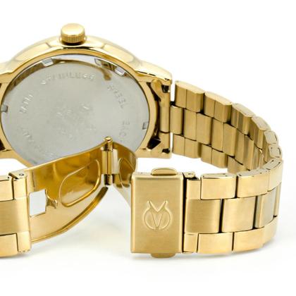 Imagem de Relógio Feminino Champion Dourado Aço Inoxidável Mostrador Prata Original Resistente à Água