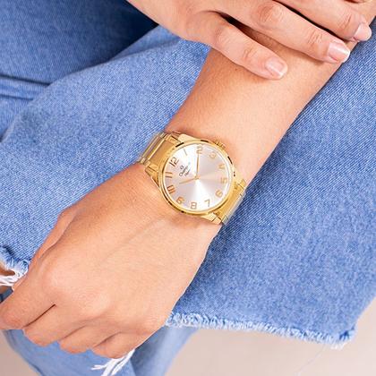 Imagem de Relógio Feminino Champion Dourado Analógico CN27652W