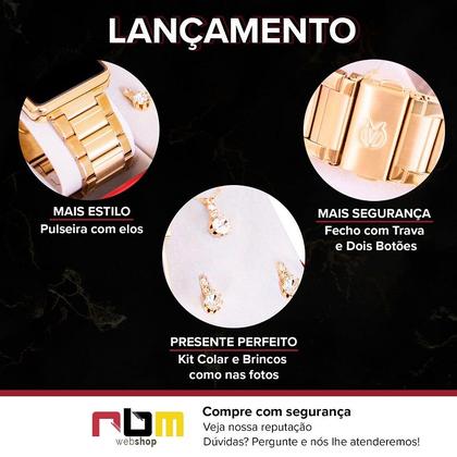 Imagem de Relógio Feminino Champion Dourado Digital CH40086V