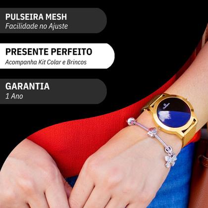 Imagem de Relógio Feminino Champion Dourado Digital CH40106H 