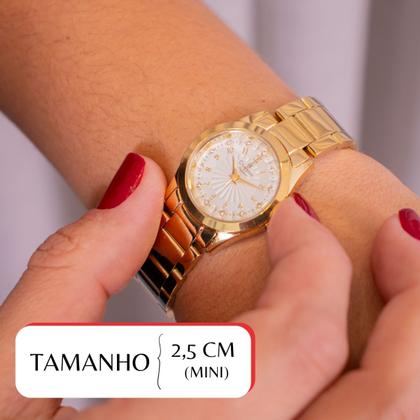 Imagem de Relógio Feminino Champion Dourado Mini CF24000W