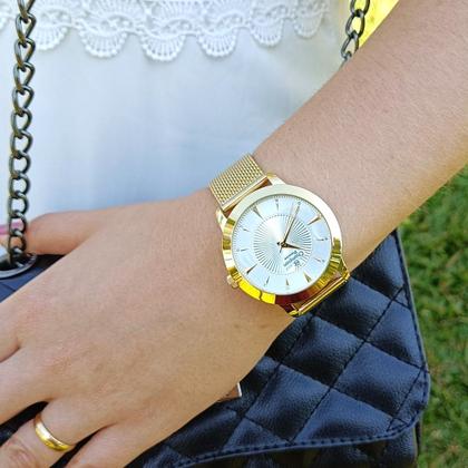 Imagem de Relógio Feminino Champion Original A Prova Dágua Com NF cn29258x