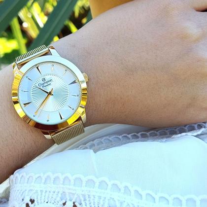 Imagem de Relógio Feminino Champion Original A Prova Dágua Com NF cn29258x