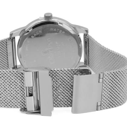 Imagem de Relógio Feminino Champion Prata Aço Mostrador Prateado Original Resistente à Água CN21247Q