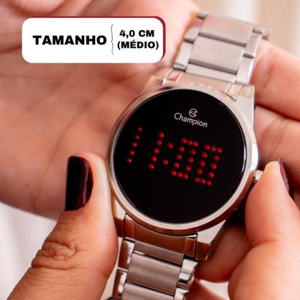 Imagem de Relógio Feminino Champion Prata Digital CH40053T