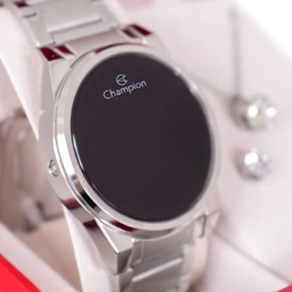 Imagem de Relógio Feminino Champion Prata Digital CH40053T