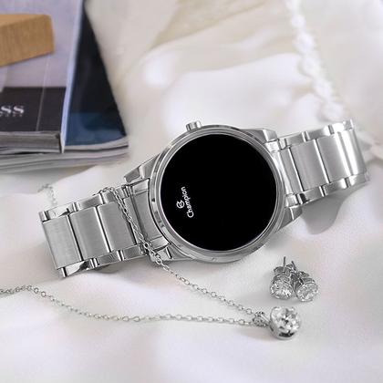 Imagem de Relógio Feminino Champion Prata Digital CH40124T