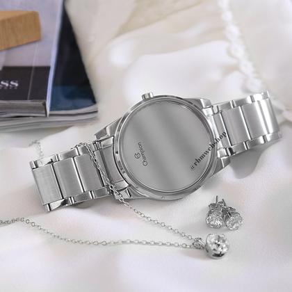 Imagem de Relógio Feminino Champion Prata Digital Espelhado CH40124S