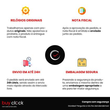 Imagem de Relógio Feminino Champion Preto Caixa Aço Pulseira Couro Mostrador Pérola Original Resistente à Água CN24226M