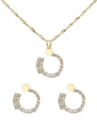 Imagem de Relógio Feminino Champion Quadrado Kit CN27321W