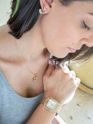 Imagem de Relógio Feminino Champion Quadrado Kit CN27321W