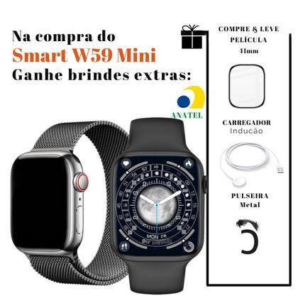 Imagem de Relógio feminino com pulseira de metal Smartwatch digital original 41mm