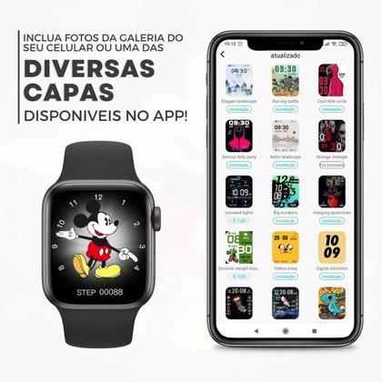 Imagem de Relógio feminino com pulseira de metal Smartwatch digital original 41mm