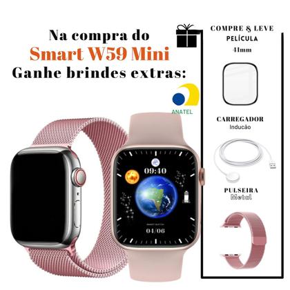 Imagem de Relógio feminino com pulseira de metal Smartwatch digital original 41mm