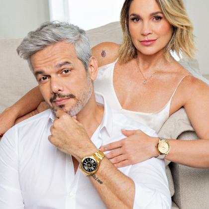 Imagem de Relógio Feminino Condor Analógico Dourado e Prata COPC21JLVK4X Colar e Brincos