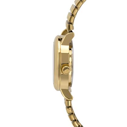 Imagem de Relógio Feminino Condor Dourado Pequeno Kit Colar E Brincos