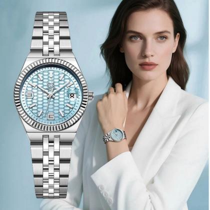 Imagem de Relógio Feminino de Quartzo Design Sofisticado Moda Casual -